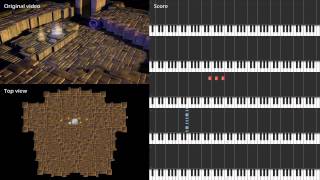 Animusic 2  Heavy Light Synthesia sheet music  Top view [upl. by Audley]