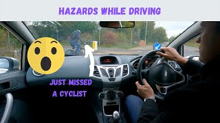 Hazards While Driving  UK Driving Test Practice driving [upl. by Ayiram]