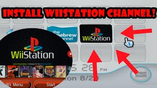 Install WiiStation Channel on Wii amp Wii U WiiStation Forwarder Wad [upl. by Odracir626]