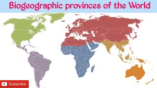 Biogeographic provinces of the World in Hindi  biogeographical realm of World  UGC NETJRF EVS [upl. by Akit]