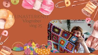 Vlogtober 25  Haakdeken en Herfstkrans [upl. by Carlin]