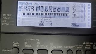 Casio CTX800 with Roland Revas KB330 rhythm test  085  Waltz [upl. by Ennaear]