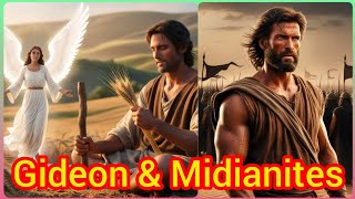 GIDEON amp the MIDIANITES  Bible Story [upl. by Ynamrej]