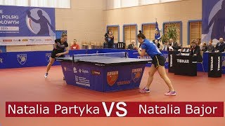 Natalia Partyka vs Natalia Bajor  Final Polish Championship [upl. by Narret]