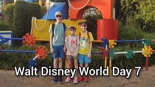 Walt Disney World Day 7  Typhoon Lagoon and Hollywood Studios [upl. by Aratahc]