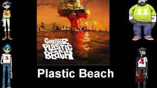 Gorillaz  Plastic Beach With Lyrics [upl. by Lecirg]