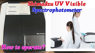 Shimadzu UV  UV Visible spectroscopy demonstration  Shimadzu UV1900i series dual ampdouble beam [upl. by Albrecht]