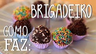 Como fazer BRIGADEIRO para ENROLAR  Receita 43 TORRADA TORRADA [upl. by Einhpad]