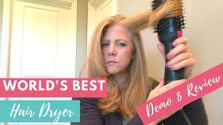 Magic Hairdryer  Revlon OneStep Hair Dryer and Volumizer Review [upl. by Acirt]