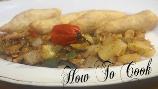 HOW TO MAKE A FAST EASY AND SIMPLE JAMAICAN BREAKFAST SALT FISH AND CHOCHO RECIPE 2017 [upl. by Alexio]