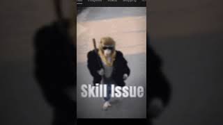 Skill issue monkey skillissue meme funny [upl. by Nivlen]