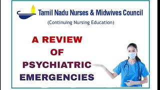 TNNMCCNE Review Of Psychiatric Emergencies nurse tnnmc nursingstudent credit [upl. by Bonny738]