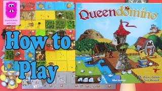 Queendomino How to play In English board game [upl. by Letsyrk]