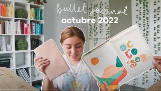 intenté un nuevo estilo en esta planeación 💌 BULLET JOURNAL OCTUBRE 2022 [upl. by Marlene748]