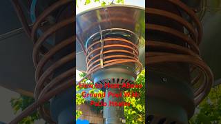 How to heat above ground pool with a Patio Heater [upl. by Nairoc]