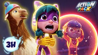 All That Llama Drama  3H Compilation  Action Pack  Adventure Cartoon for Kids [upl. by Newton]