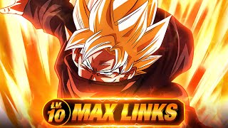 HES BETTER THAN YOU THINK SSJ WARRIOR IN BLACK LEVEL 10 LINKS SHOWCASE Dokkan Battle [upl. by Fradin]