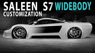 Midnight Club LA  Saleen S7 WIDEBODY Customization [upl. by Geehan]