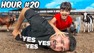 Saying Yes to my lil brother for 24 hours [upl. by Tadich]