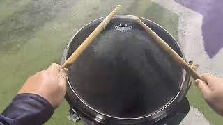 Angleton High School Purple Pride  Snare cam [upl. by Assennej]