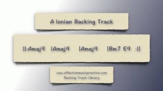 A Ionian Mode Backing Track [upl. by Sibella966]