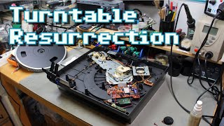 Technics SLD20 1980s Turntable Restoration and Repair [upl. by Bradney]