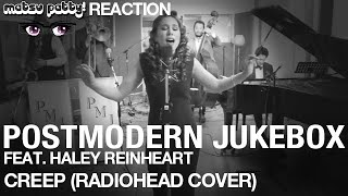 Postmodern Jukebox ft Haley Reinheart  Creep Radiohead Cover  Reaction [upl. by Walt]