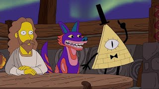 The Simpsons  Bill Cipher Cameo [upl. by Conn]