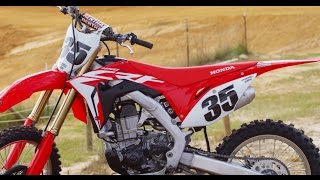 First Ride 2017 Honda CRF 450 Motocross Action Magazine [upl. by Iznyl]