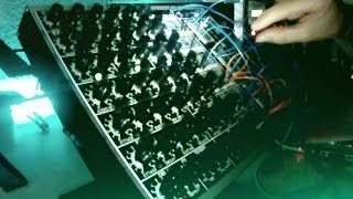 Precision Patch Modular Synth Jam w Tinysizer amp Nord Rack 2X TTNM [upl. by Obie]