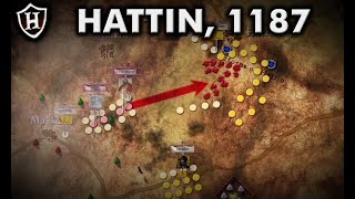 Battle of Hattin 1187 AD ⚔️ Saladins Greatest Victory  معركة حطين [upl. by Elurd]