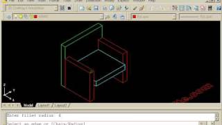 Extruding into 3D solids with AutoCAD  tutorial from myCADsitecom [upl. by Basham]