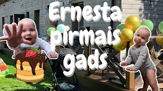 Ernesta pirmais gads un pirmie soļi [upl. by Aicenav]