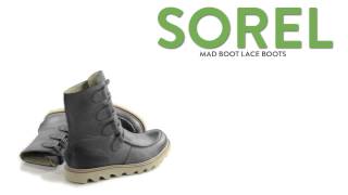 Sorel Mad Boot Lace Boots  FullGrain Leather For Men [upl. by Ahseeyt120]