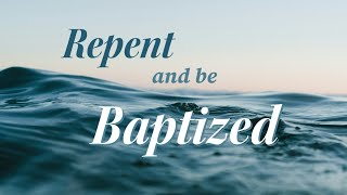 quotRepent and be Baptizedquot  Pastor Rodney Weyer [upl. by Oliric]