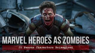 Marvel’s Mightiest Heroes Turned Zombies 20 Famous Characters Reimagined [upl. by Athenian]