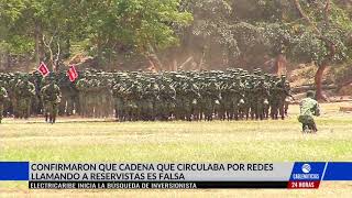 Ejército desmiente supuesto llamado a reservistas que circula en redes [upl. by Eerehc]