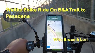 Wallke Ebike Ride On BampA Trail to Pasadena MD  17 [upl. by Marcy]