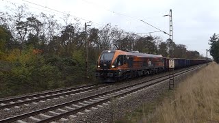 Rübenzüge 🚇 HSL 😮 186 381  185 600 😏 2019 314  4 📹 Pfungstadt 8112024 [upl. by Bakki358]