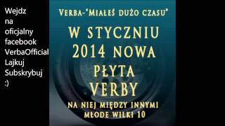 Verba  Miałeś dużo czasu  Zapowiedz nowej płyty Verby premiera styczeń 2014  tekst ponizej [upl. by Aduh]