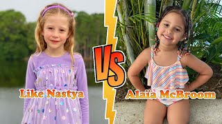 Like Nastya VS Alaïa McBroom The ACE Family Transformation 👑 New Stars From Baby To 2024 [upl. by Scornik]