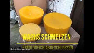 Wachs schmelzen erfolgreich abgeschlossen [upl. by Ellenad]