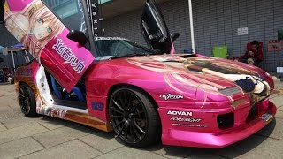 4K痛車 itasha  VOCALOID・ボカロ 巡音ルカ  SHOW UPドレスアップコンテスト2015 [upl. by Ainyt]