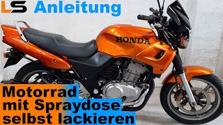 Bike mit Sprühdose lackieren  Schritt für Schritt erklärt vom LACKSTORE [upl. by Tyoh857]