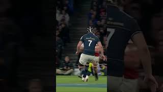 Caelan Doris Yellow Card Leinster vs Leicester rugby shorts [upl. by Anitnas]