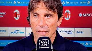 Antonio Conte intervista post MilanNapoli 02 quotVoglio Vincerle Tuttequot [upl. by Grizelda]