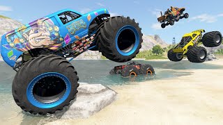 Monster Truck Mud Battle 10  BeamNG Drive  Griffs Garage [upl. by Sandro]