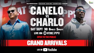 Canelo Alvarez vs Jermell Charlo GRAND ARRIVALS  CaneloCharlo Fight Week [upl. by Nannahs]