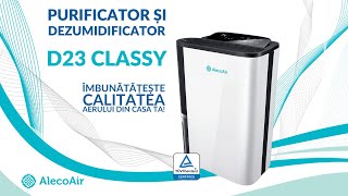 Dezumidificator si Purificator D23 Classy Solutia pentru AER CURAT [upl. by Ted]