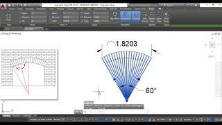 Draw Segmental arch using autocad [upl. by Dang]